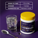 Healthy Origins L-Citrulline: envase exterior que destaca la fabricación en EE. UU.