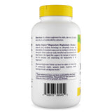 Etiqueta de Healthy Origins Magnesio Bisglicinato, información clara sobre sin OGM y sin gluten