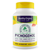 Healthy Origins Pycnogenol 100 mg, botella visible, posible apoyo al bienestar diario