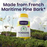 Healthy Origins Pycnogenol 150 mg corteza de pino marítimo francés.