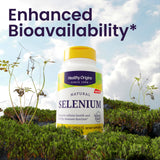 Fuente de levadura fermentada en SelenoExcell de Healthy Origins para biodisponibilidad.