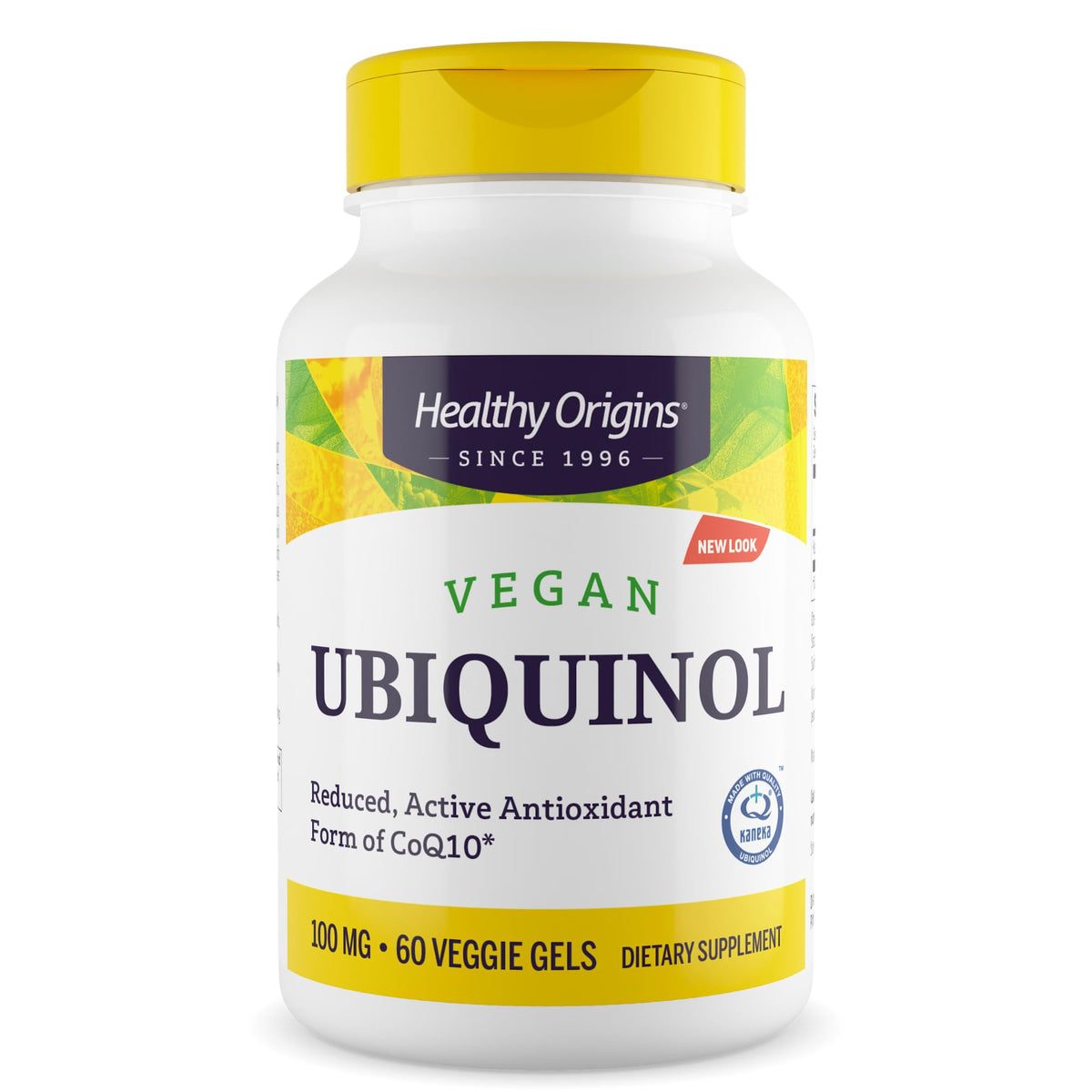 Healthy Origins ubiquinol 100 mg, cápsulas suaves veganas para uso diario