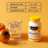 Healthy Origins Ubiquinol capsulas: forma facil de incorporar CoQ10.