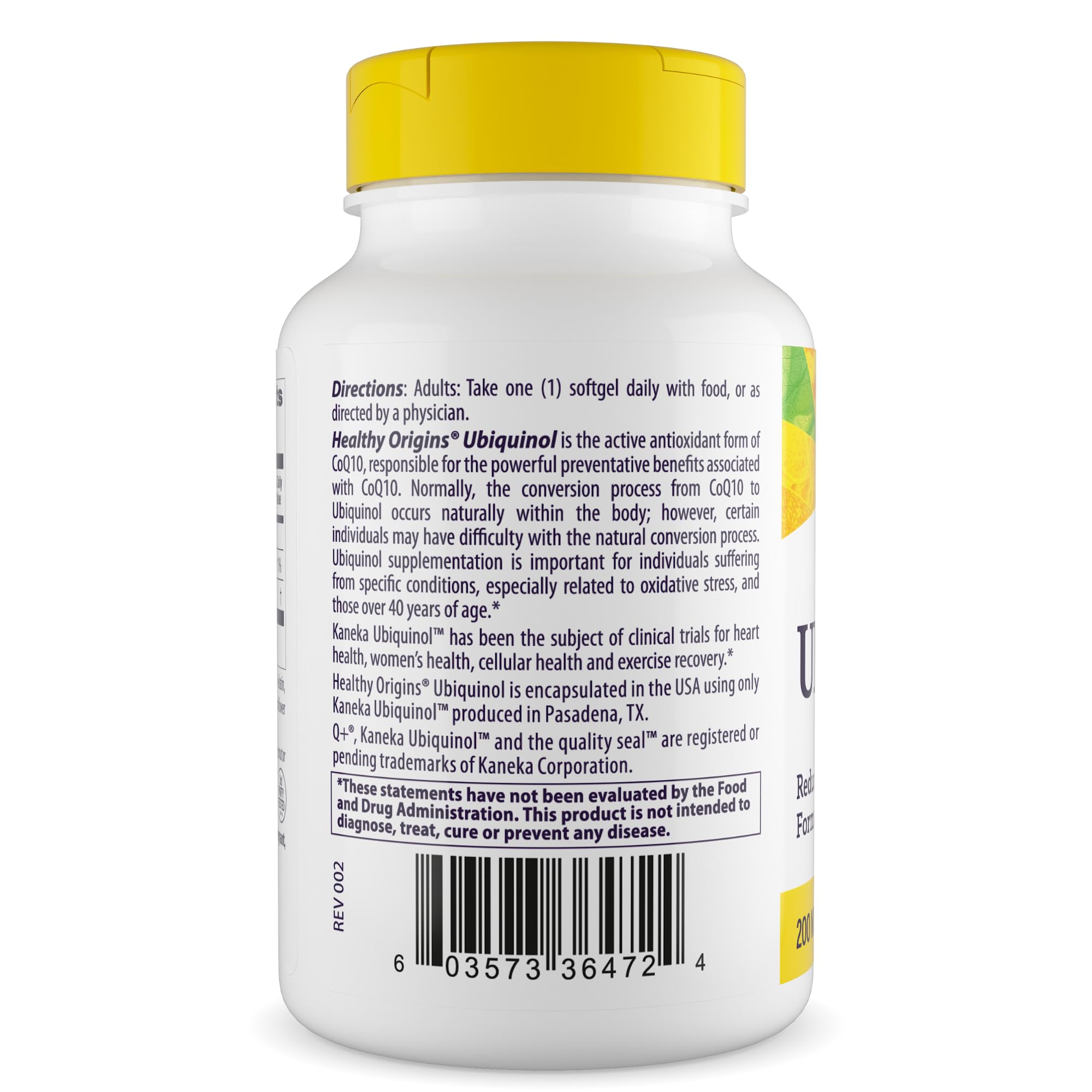 Healthy Origins Ubiquinol etiqueta-sin-gluten: opción apta para dietas sin gluten