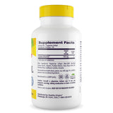 Healthy Origins ubiquinol vegano 100 mg etiqueta frontal con información de beneficios y apoyo antioxidante