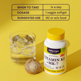 Caja externa con logo Healthy Origins y libre de OGM.