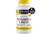 Healthy Origins Vitamina E, interior-cápsulas: uso diario para antioxidante natural.