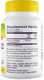 Healthy Origins Vitamina K2 100 mcg MK-7 etiqueta con información de ingredientes