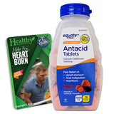 Healthy Surplus antiácidos 1000 mg, tabletas sabor bayas, alivio suave para molestias ocasionales.