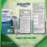Healthy Surplus Equate Loperamida 2 mg, empaque seguro para llevar en viajes.