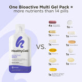 Conservar en refrigeración para mantener la frescura de HealthyCell Bioactive.