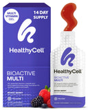 HealthyCell Bioactive Daily gel pack visto de frente para energía diaria