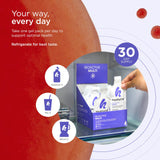 Formato gel práctico para tomar HealthyCell Bioactive en cualquier lugar.