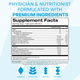 HealthyCell Calm Mood ingredientes clave ashwaganda y L-teanina para apoyo relajante