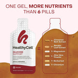 Mezcla fácil en bebida con HealthyCell Glucose Support