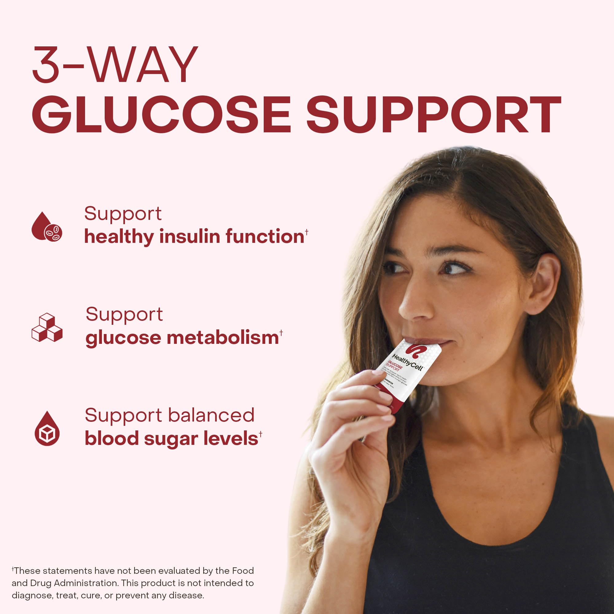 Gel packs portátiles de HealthyCell Glucose Support para apoyo diario