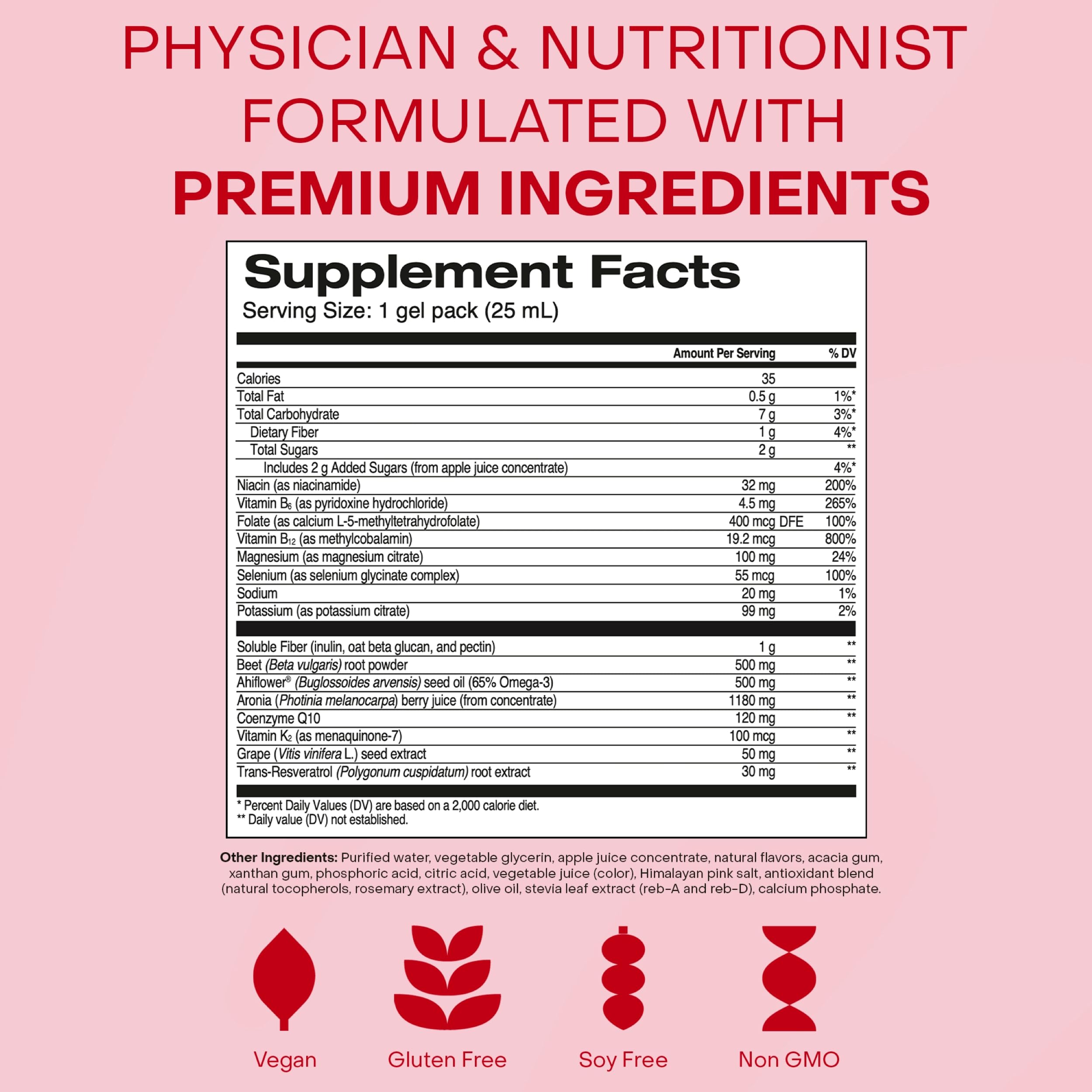 HealthyCell Heart and Vascular CoQ10 and Vitamin K2 close-up may support energy metabolism.