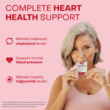 HealthyCell Heart and Vascular gel pack in hand suggests on-the-go convenience and tasty daily use.