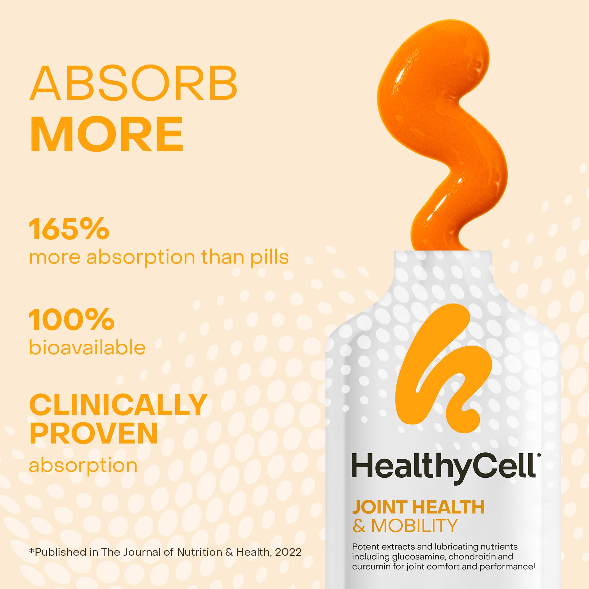HealthyCell on-the-go gel pack ideal for travel and daily relief.