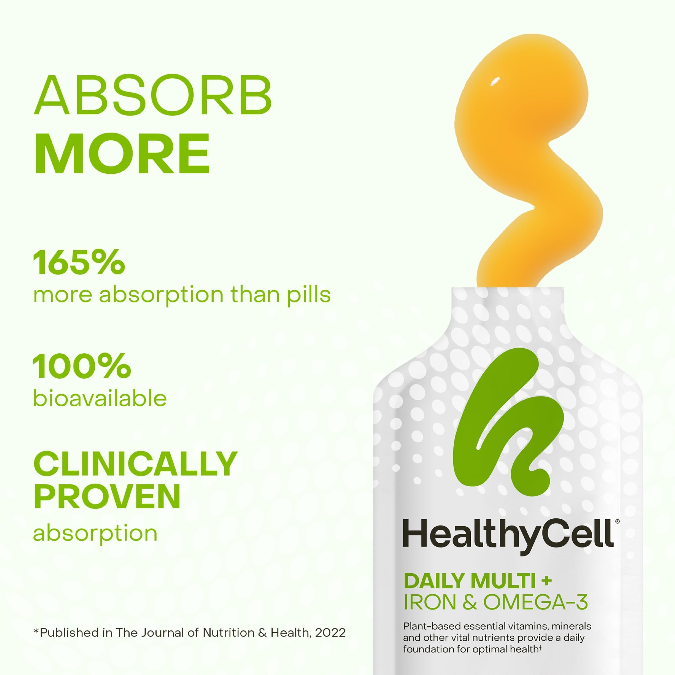 HealthyCell: sabor durazno-mango para una toma agradable cada día.