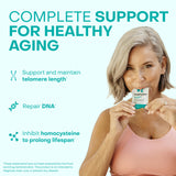 HealthyCell Telomere Length: gel uva en primer plano, textura suave.