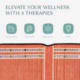 Control de temperatura de 4 botones para ajustar sesiones HealthyLine.