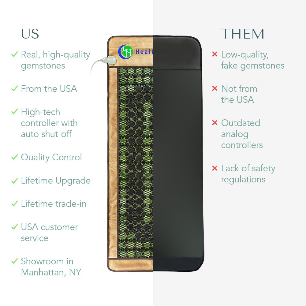 HealthyLine manta incluye funda de algodón gruesa para mayor comodidad