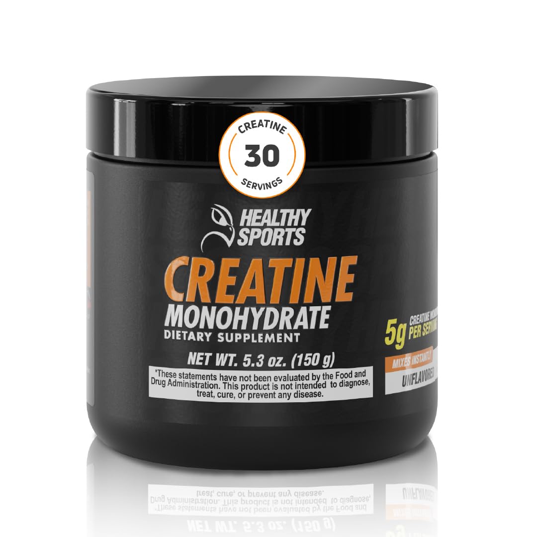 HEALTHY SPORTS creatina monohidratada 5g porcion para entrenos intensos