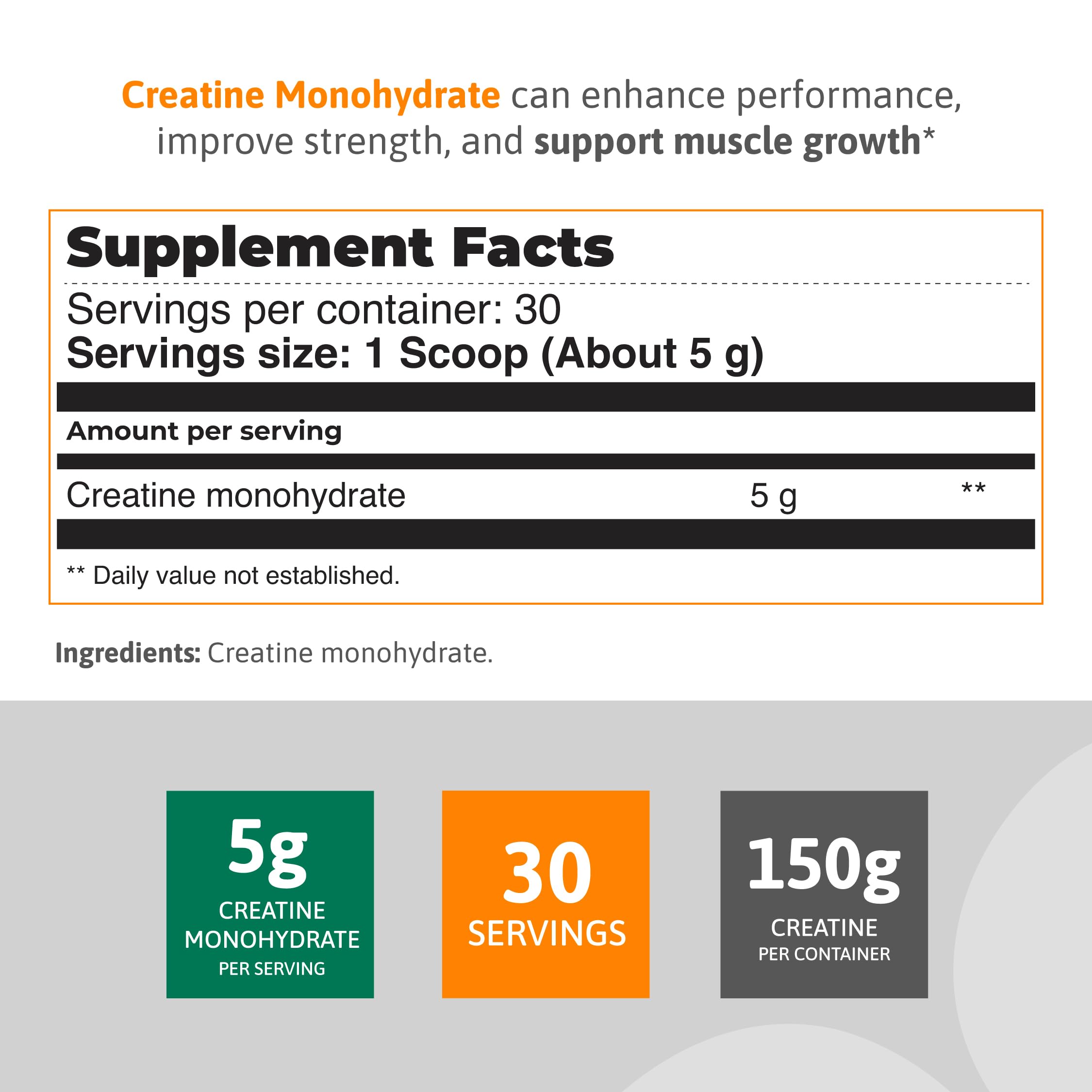 HEALTHY SPORTS creatina monohidratada polvo sin sabor para mezclar en cualquier bebida