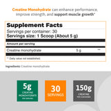 HEALTHY SPORTS creatina monohidratada polvo sin sabor para mezclar en cualquier bebida