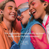 HEAR HUSH HOOPS estuche de viaje mantiene limpias y protegidas las protecciones auditivas.