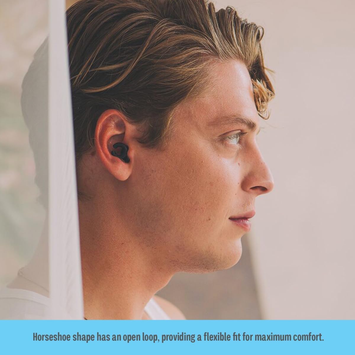HEAR HUSH HOOPS cuatro tallas de puntas para ajuste personalizado