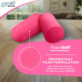 Hearos Sleep Pretty rosa: tapones de espuma para descanso cómodo durante sueño o lectura.