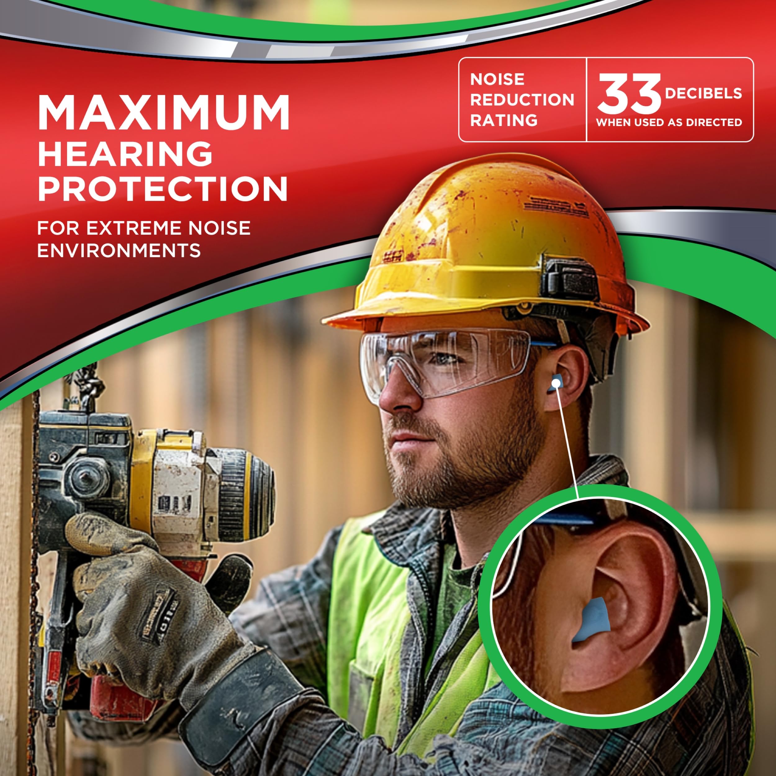 HEAROS Xtreme Protection diseño EZ-Grip para inserción rápida
