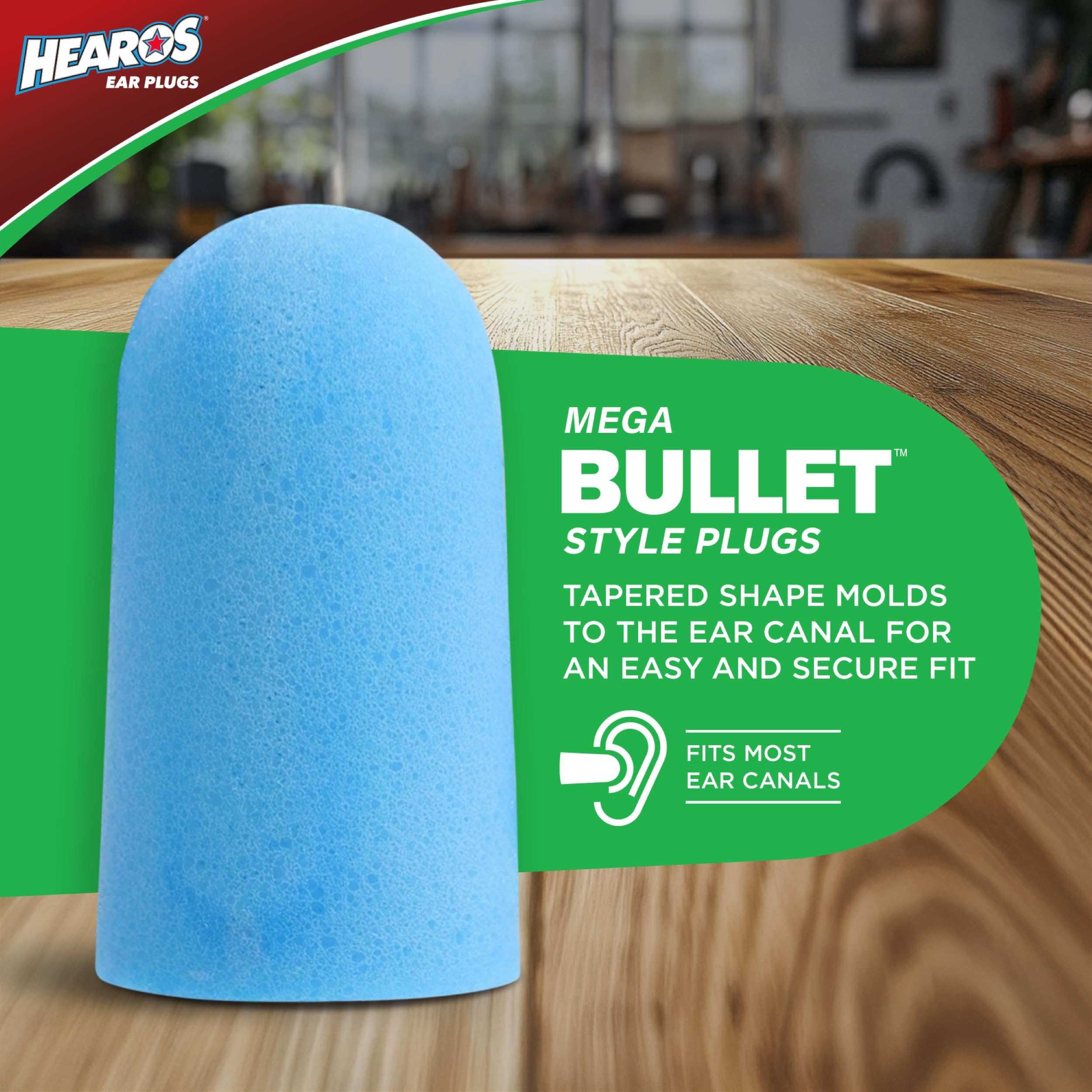 HEAROS Xtreme Protection NRR 33, reducción de ruido alta