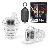 Hearprotek tapones para conciertos, paquete frontal discreto.