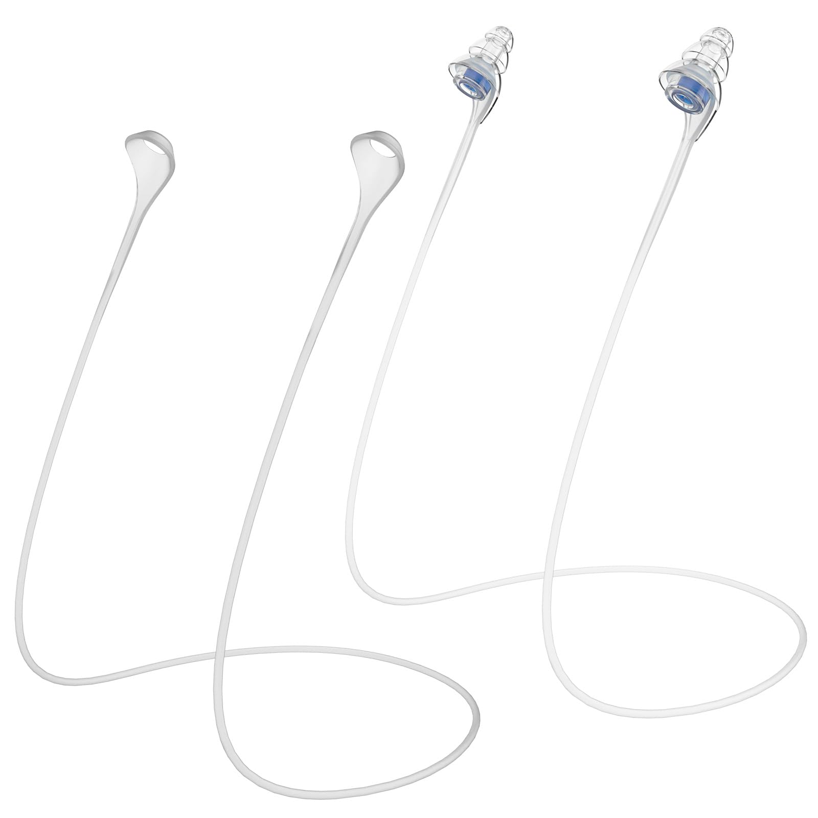 Hearprotek cordón conector de silicona, cómodo y duradero para tapones.