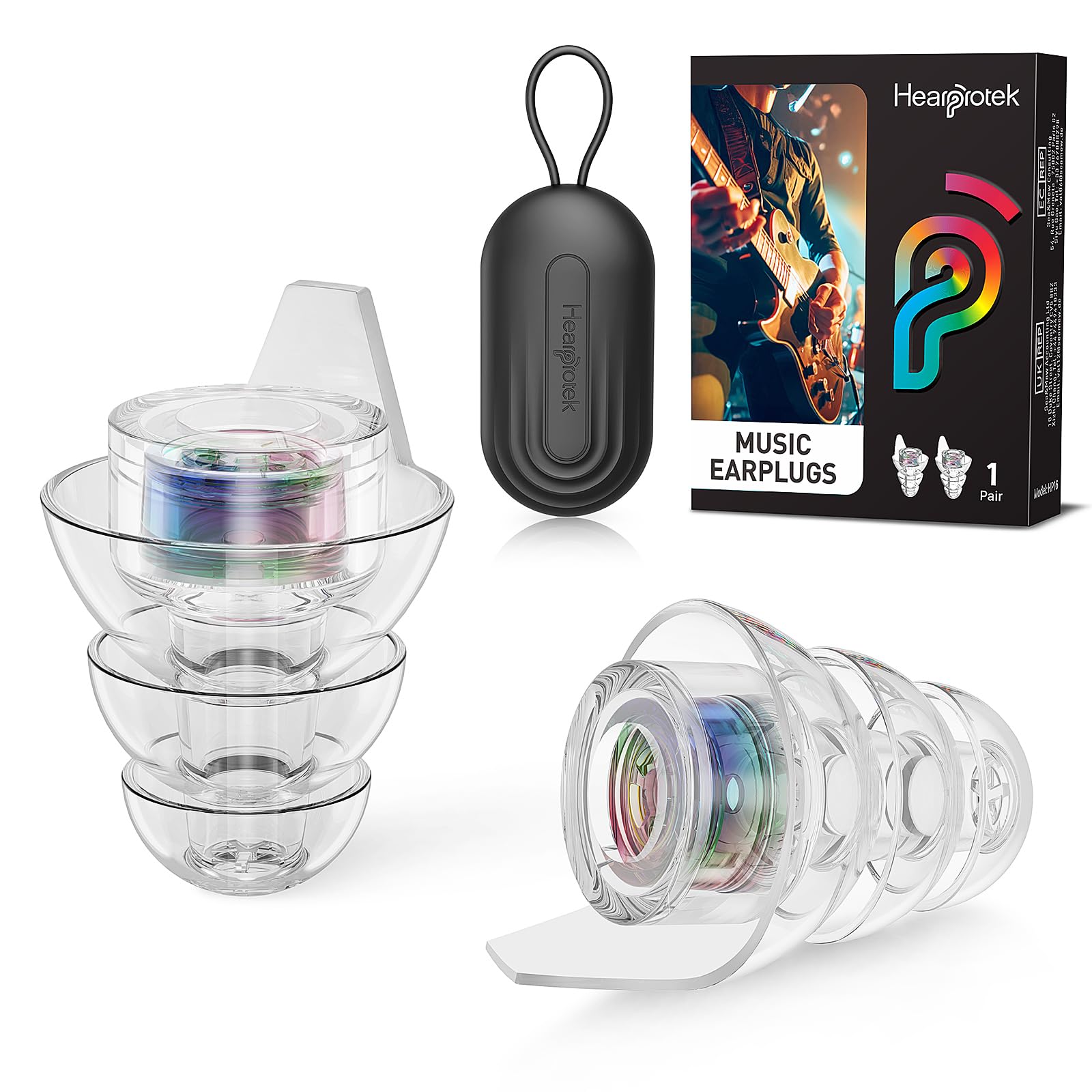 Hearprotek Hi-Fi Spirit: tapones para concierto con fidelidad de sonido y reducción de ruido.