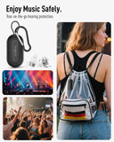 Hearprotek portabilidad para llevar en bolso o cinturón.