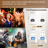 Hearprotek filtros 26 dB para entornos ruidosos manteniendo fidelidad