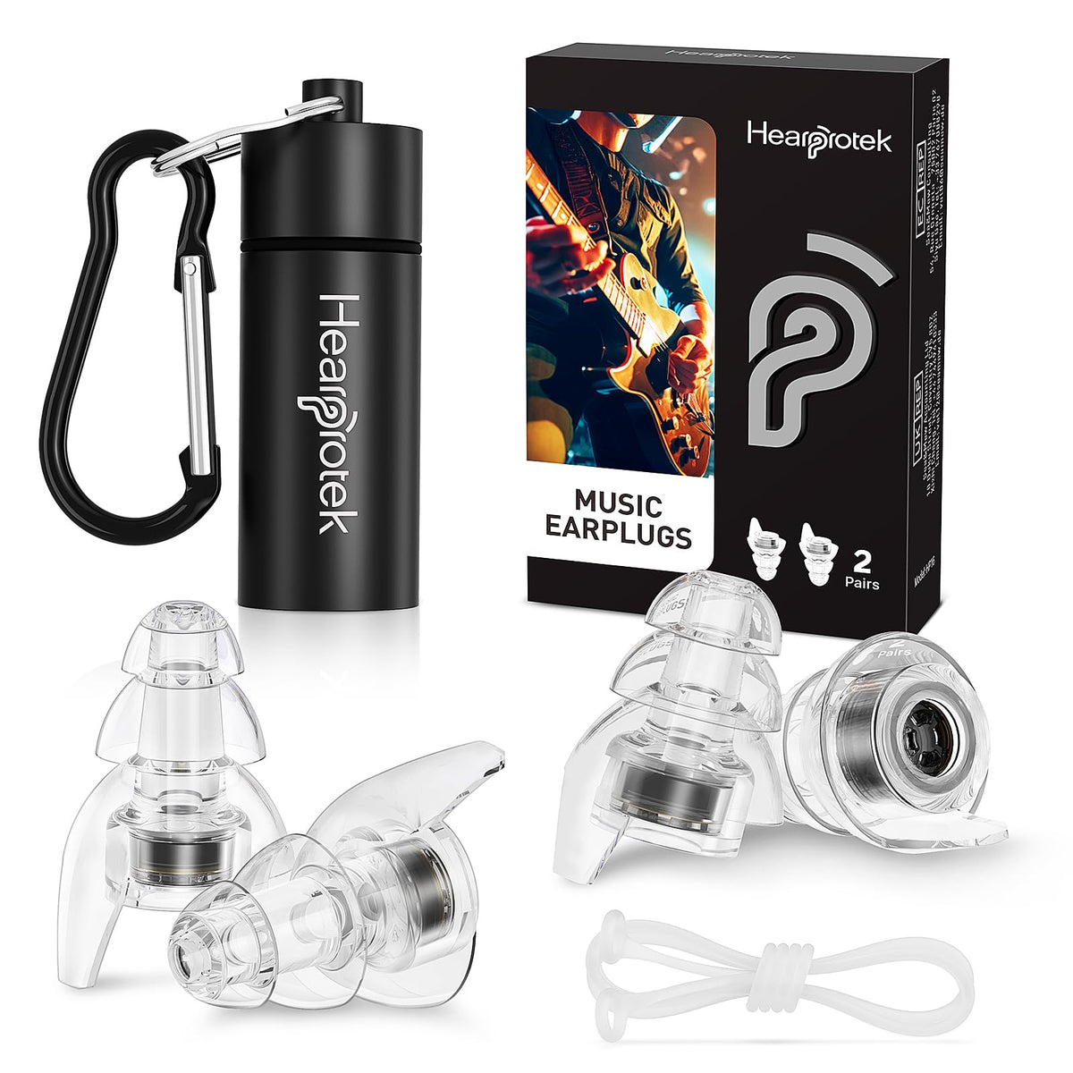Hearprotek tapones para conciertos con claridad sonora