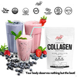 HEARTHY FOODS Colágeno en polvo, envase con 31 porciones para tu mes.
