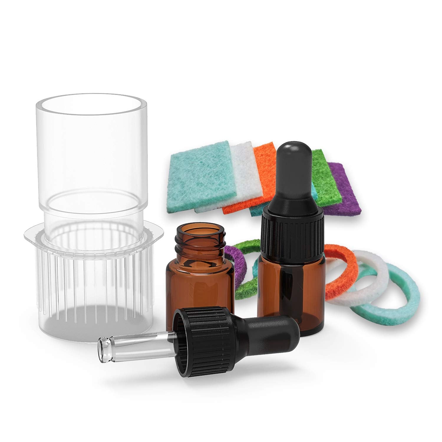 Heathorn Adaptador de Aromaterapia CPAP en acción para difundir aceites esenciales durante el uso
