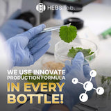 HEBSLAB desintoxicación peso natural, etiqueta clara