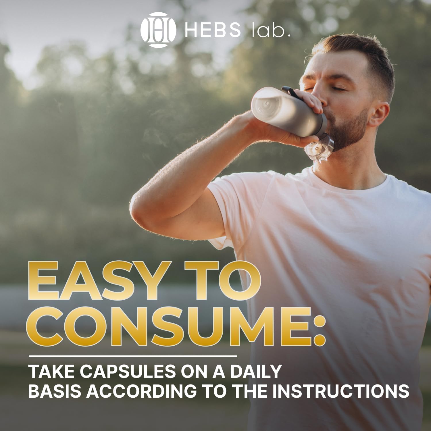 HEBSLAB pilulas hechas en eeuu, envase mostrado