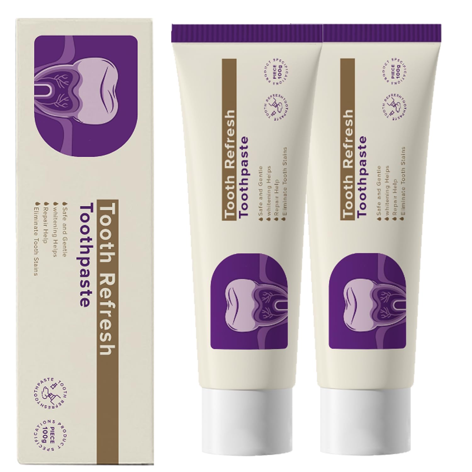 HEDGAUCP Tooth Refresh: tubo dental para limpieza suave y efectiva