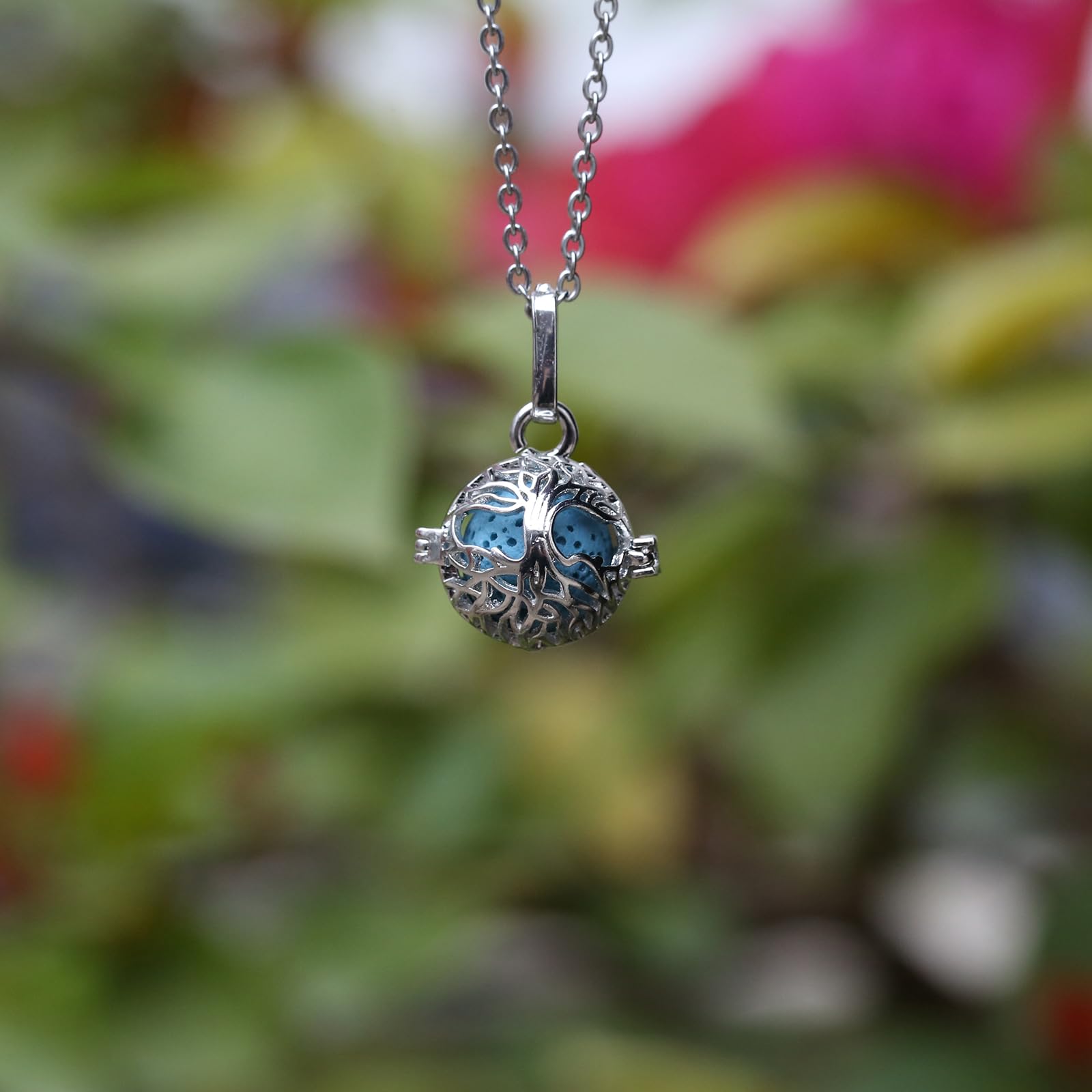 Piedras lava volcánicas de 10 mm HEDQFM para notas aromáticas.