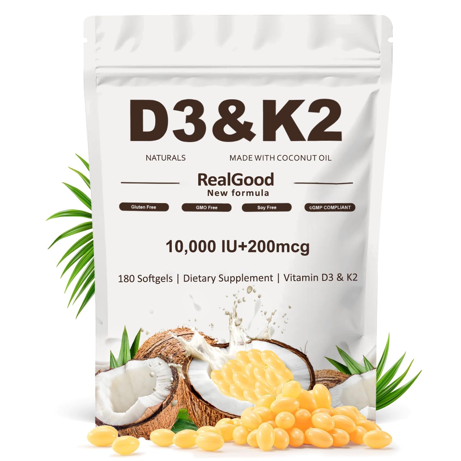 Heidelux Vitamina D3-K2 en cápsulas, bote para soporte óseo.