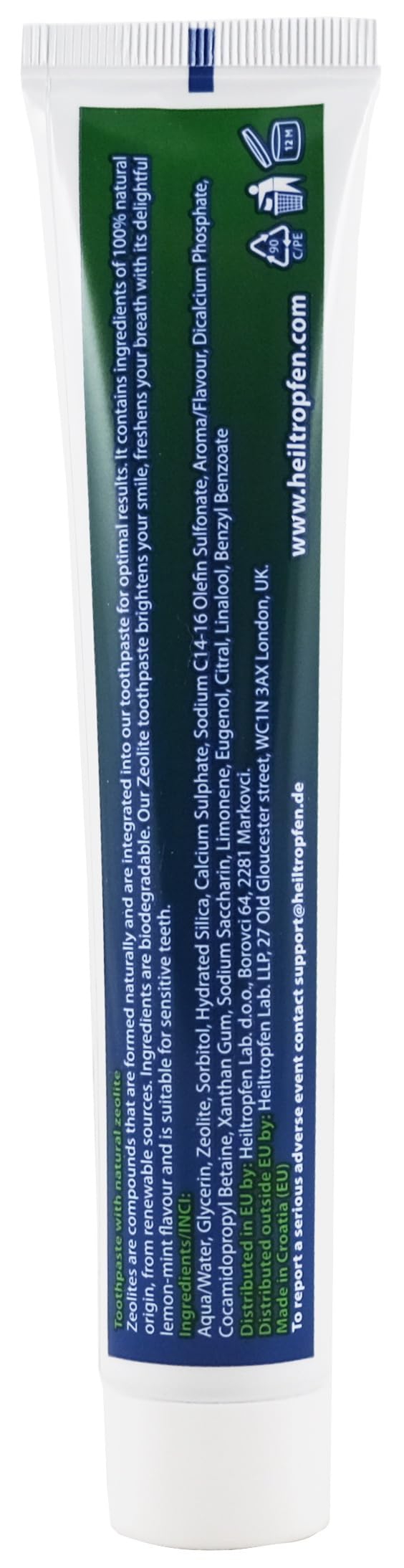 Pasta Heiltropfen con pH neutro para equilibrio bucal
