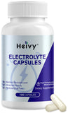 Heivy cápsulas de electrolito con alto sodio para hidratación diaria.